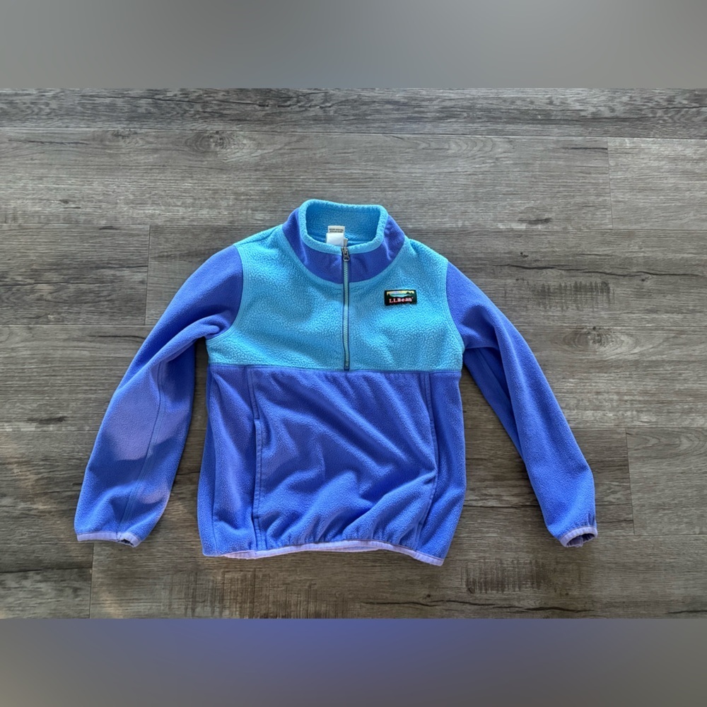 Kids LL Bean 1/4 Zip Fleece 6-7